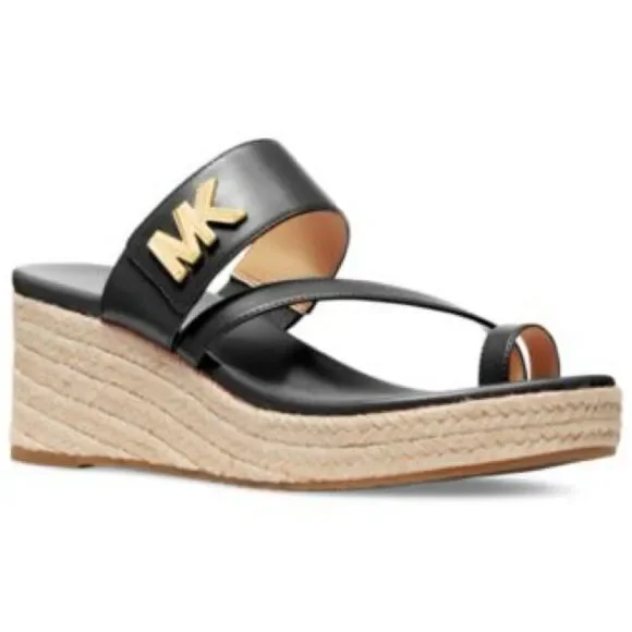 Michael Kors Jilly logo espadrilles sandals size 7 NEW! - Picture 2 of 6